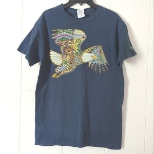 Liberty Graphics World Bird Sanctuary Adult Tshirt Size Small Bald Eagle Animals